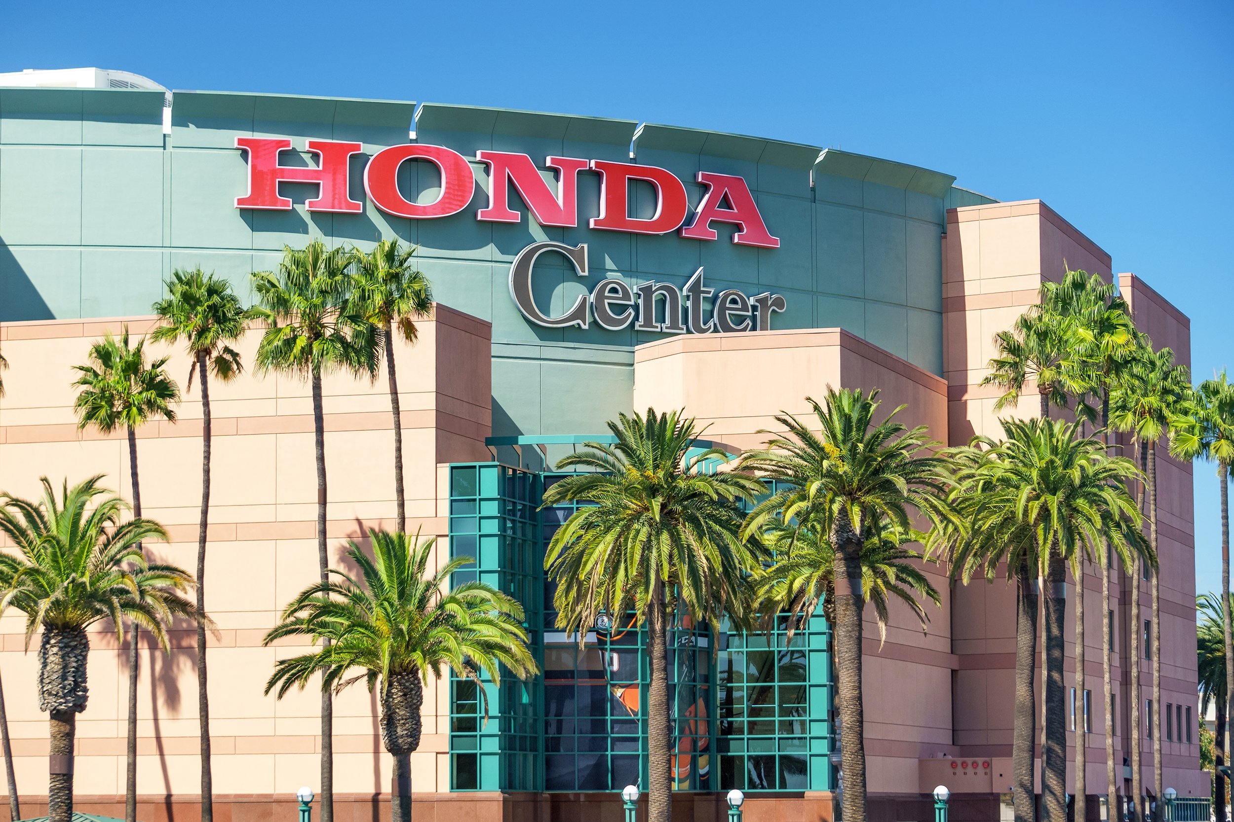 Honda Center exterior view