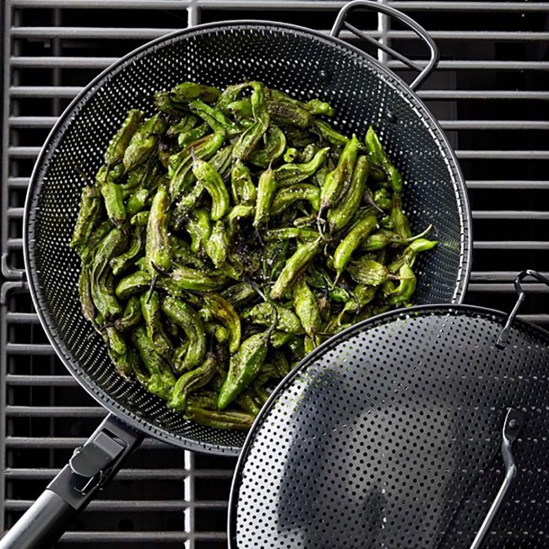 $30 FOR A STEEL GRILL CHEF'S PAN FROM WILLIAMS-SONOMA