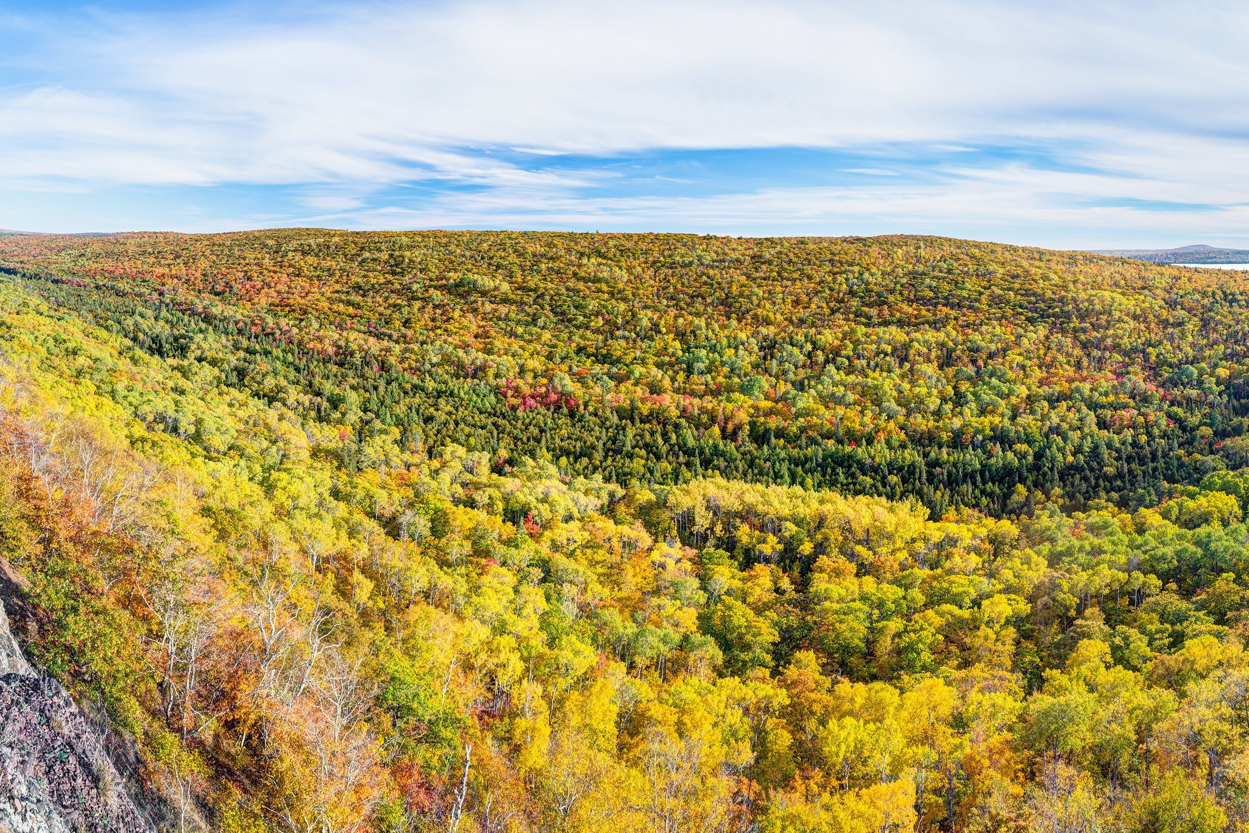 fall in Copper Peak, Michigan