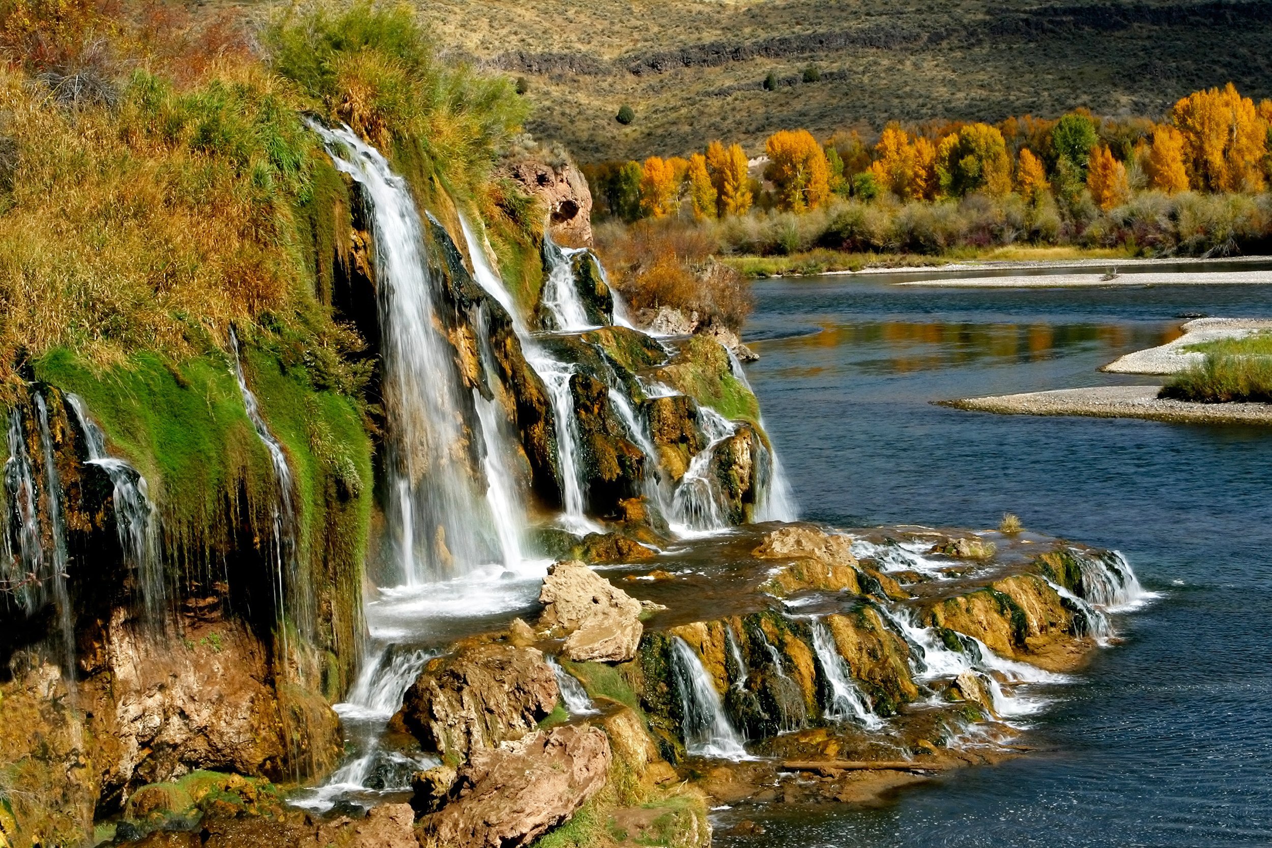 fall in Fall Creek Falls, Idaho