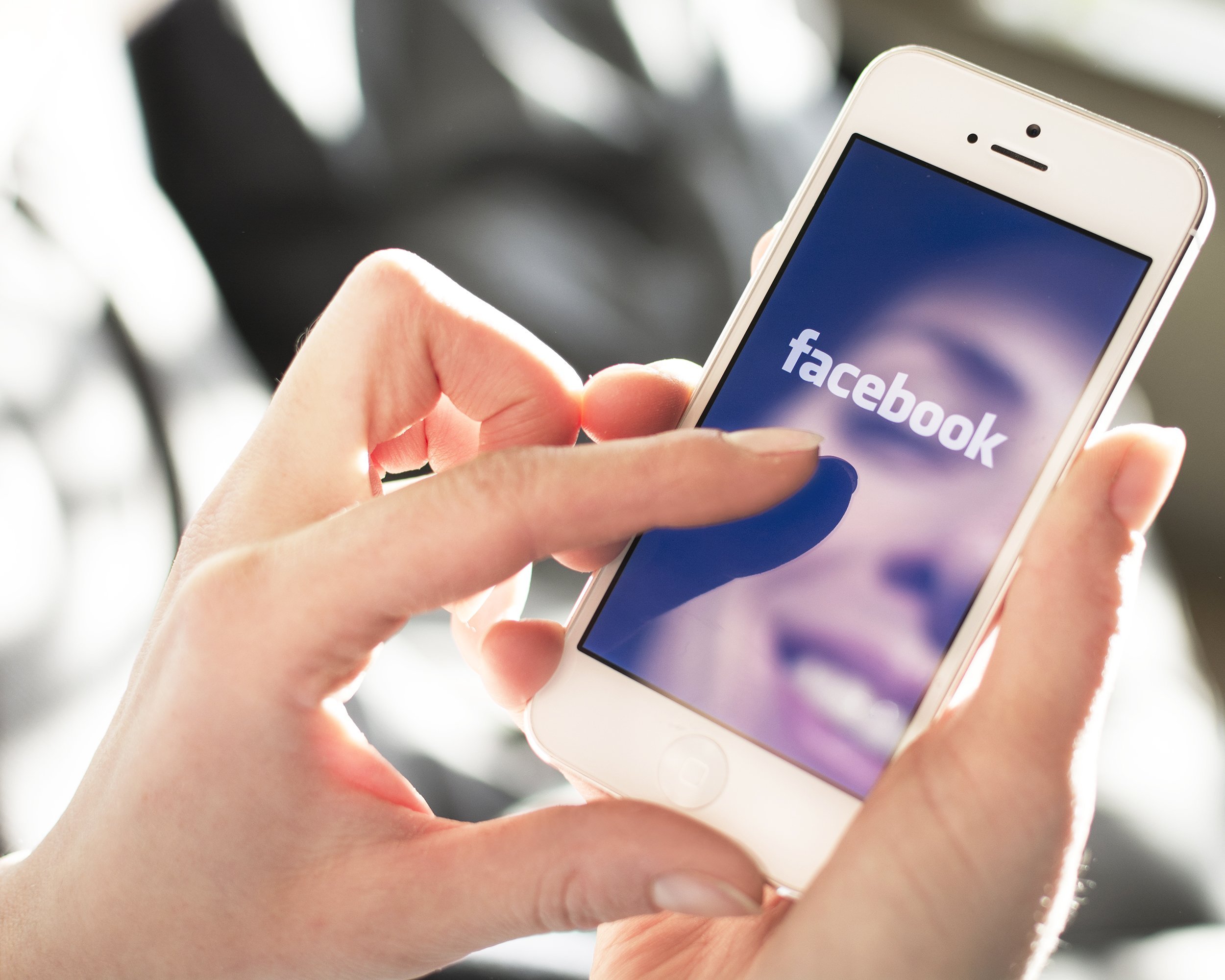 Facebook app on phone