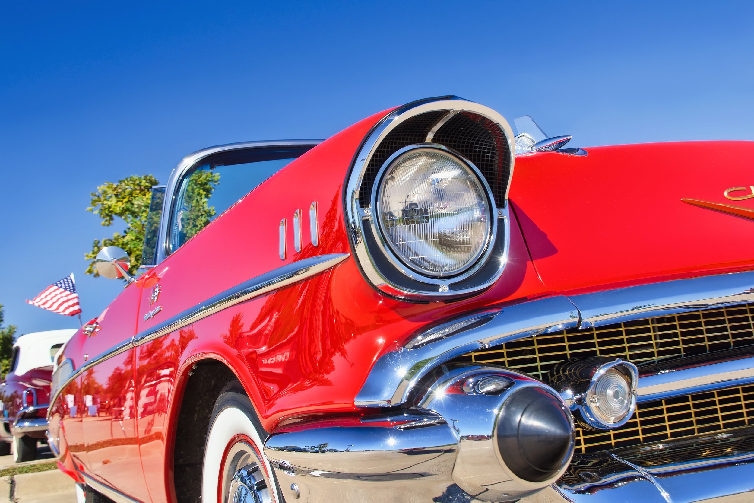 1957 Chevrolet Bel Air at car show