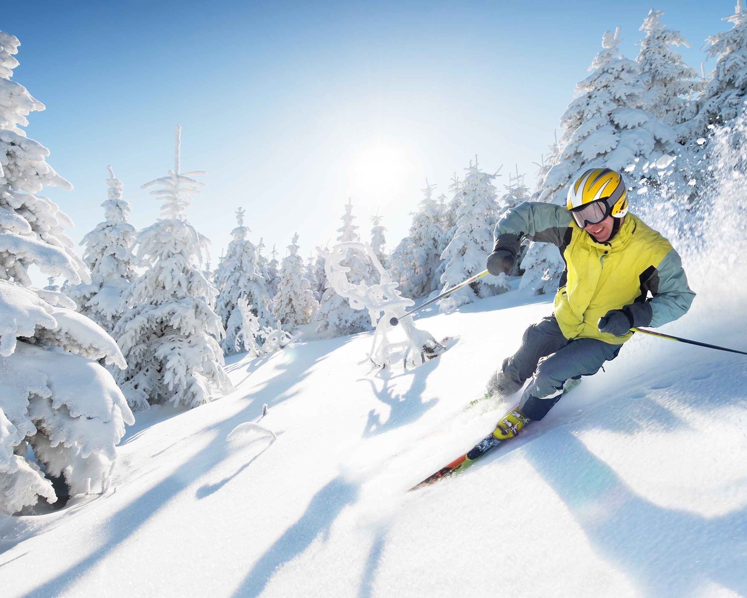 skier in freeride