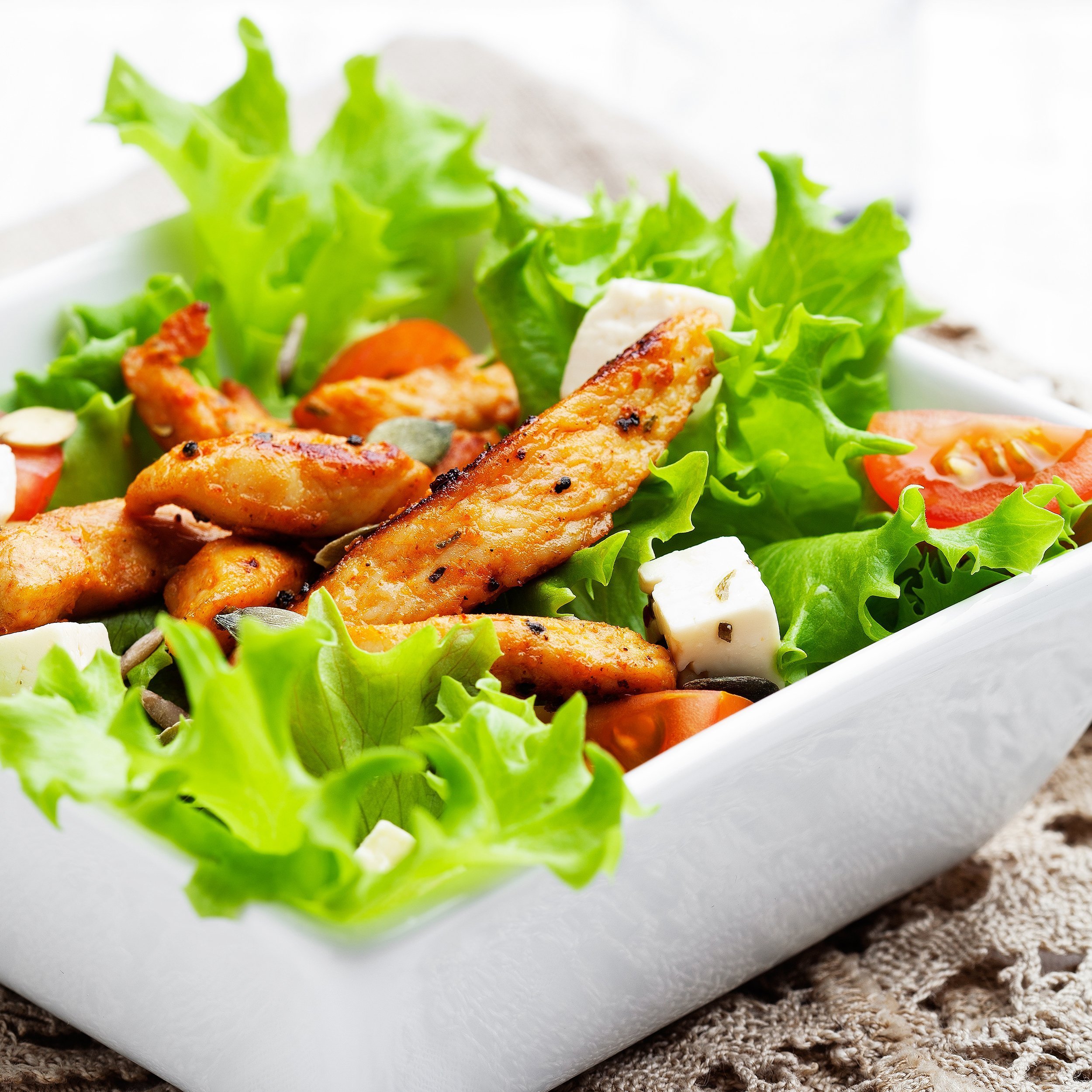 roast chicken salad