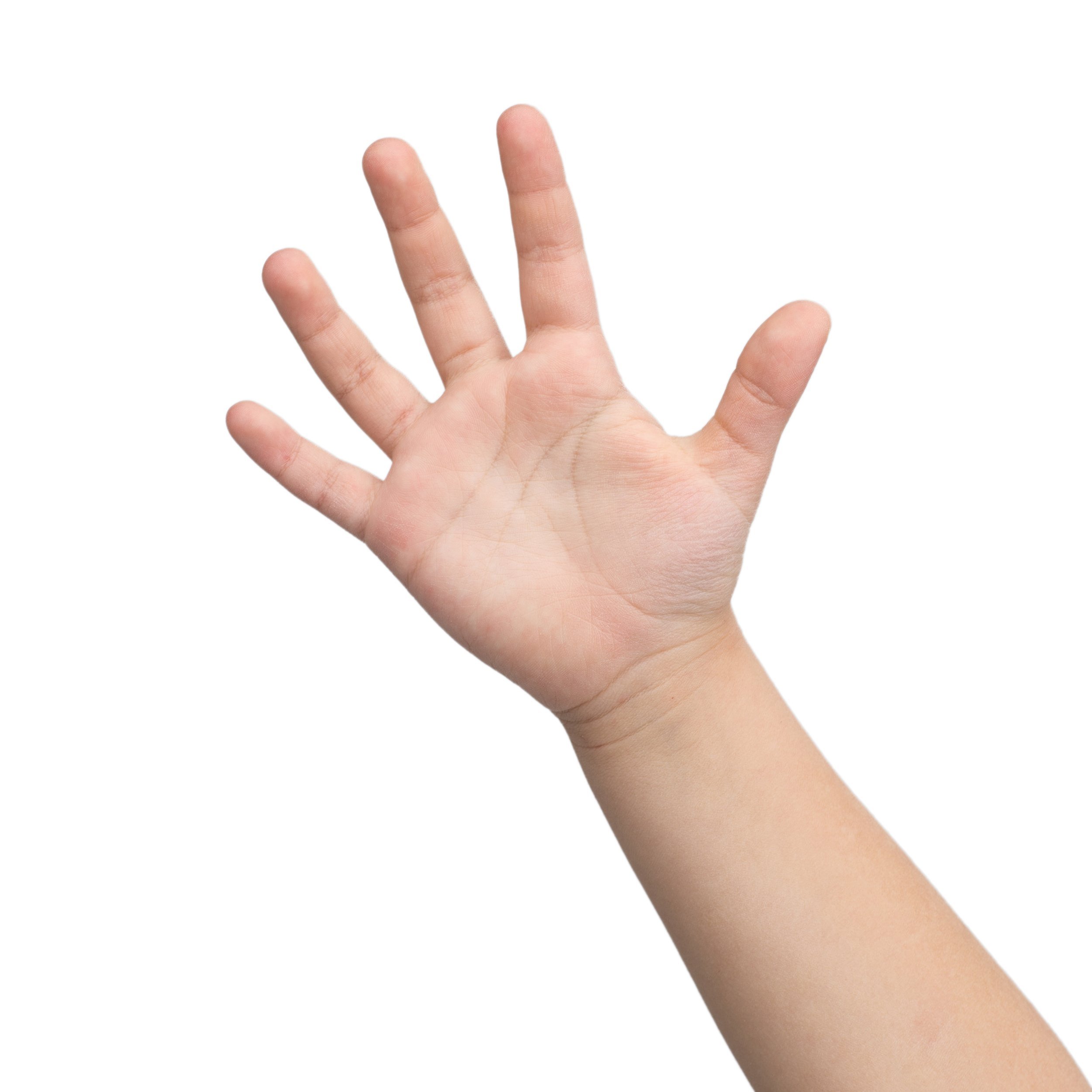 hand of a child