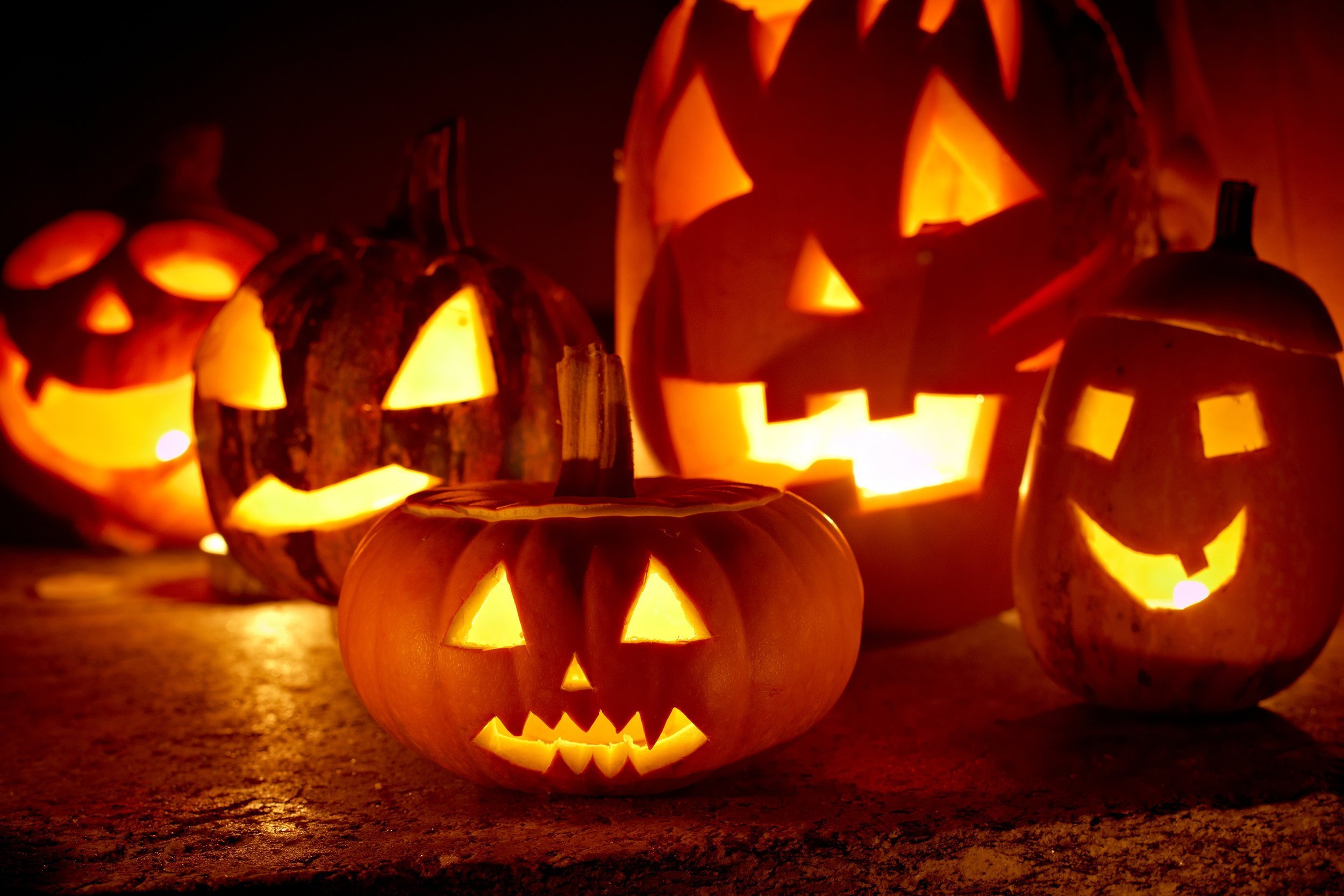scary halloween pumpkins