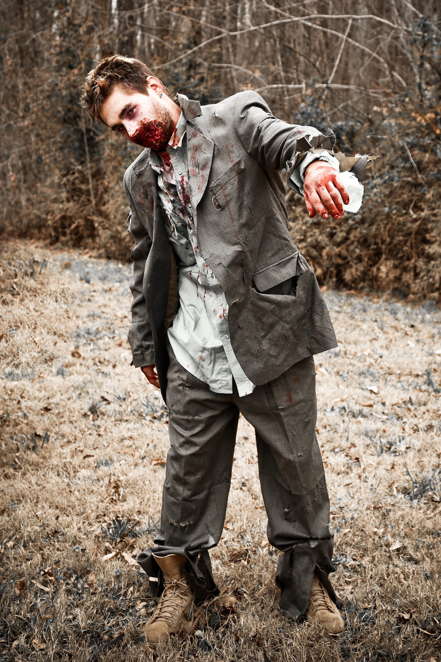 zombie in a suit