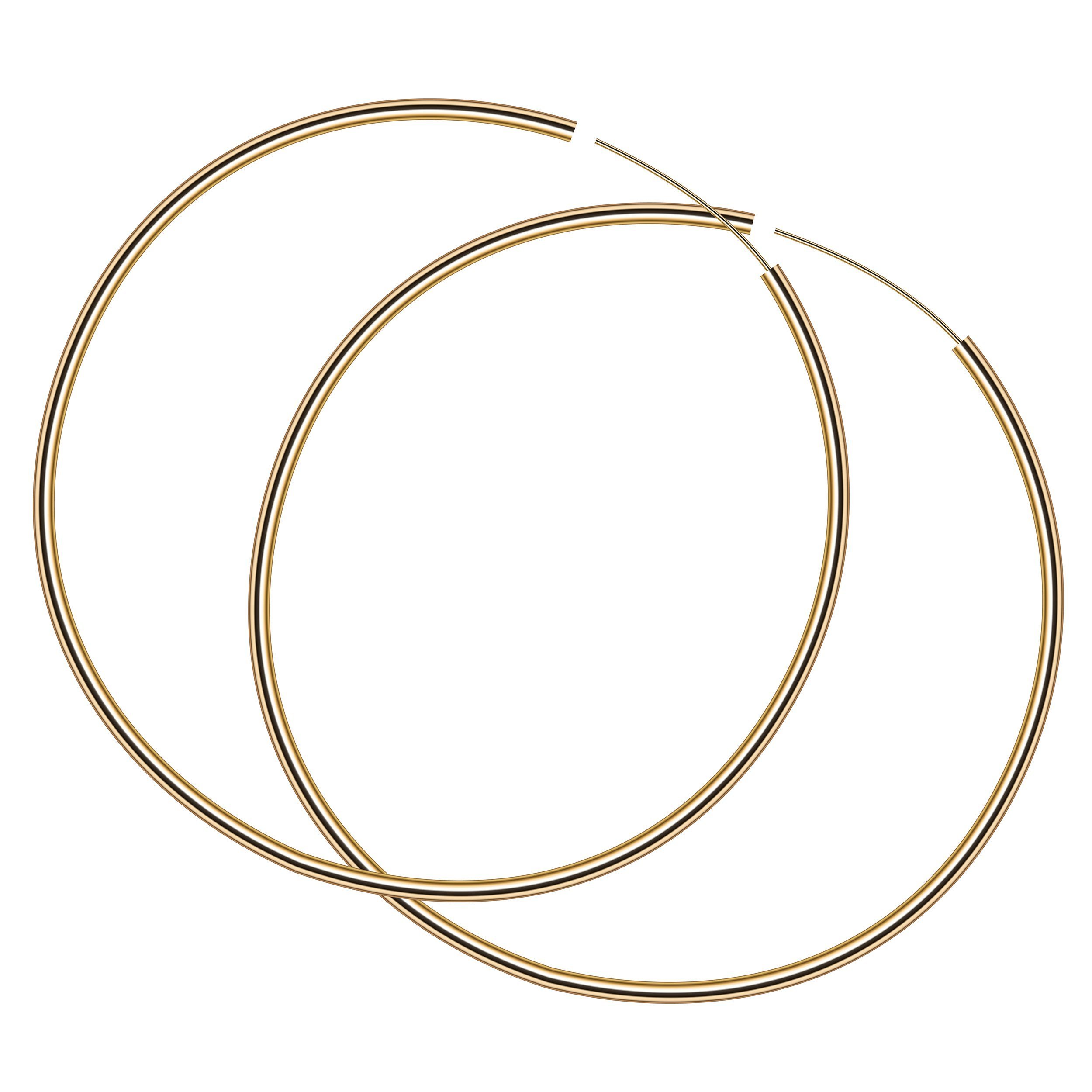 gold hoop earrings