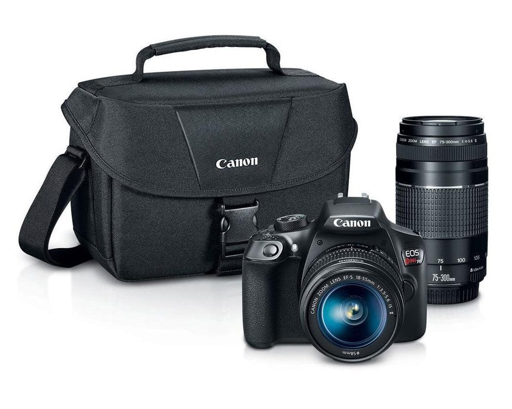 Canon EOS Rebel T6 DSLR 2 Lens Camera Kit