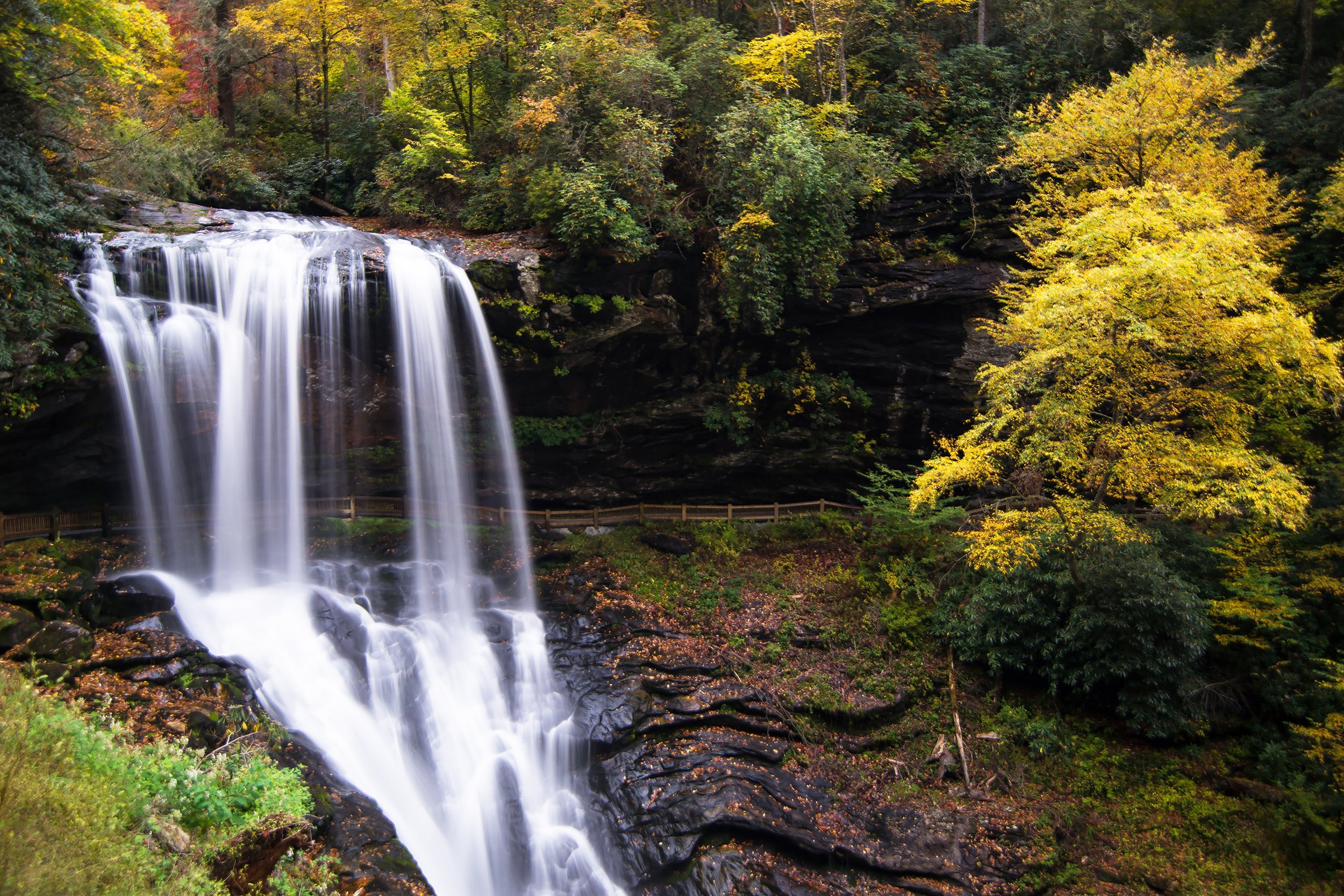 Dry Falls near Highlands, North Carolina
