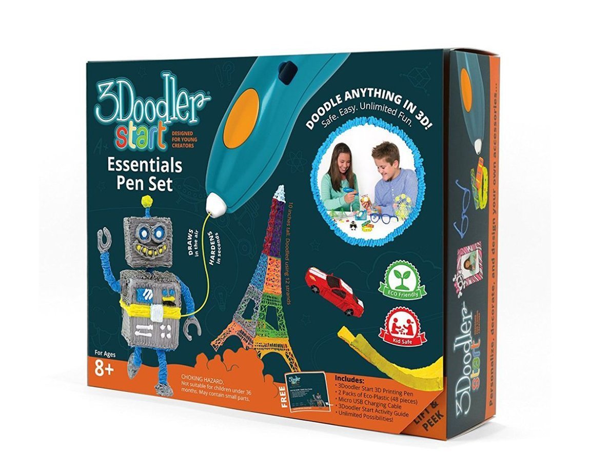 3Doodler Start Kid-Safe 3D Printing Pen Essentials Set