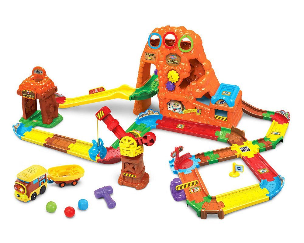 VTech Go! Go! Smart Wheels Treasure Mountain Train Adventure Playset