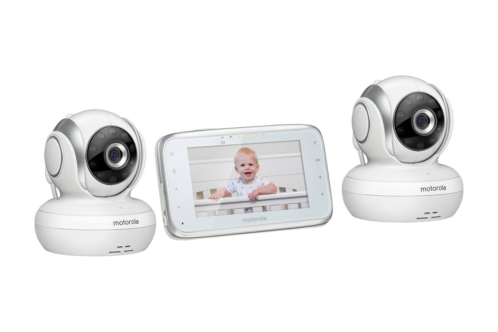 Motorola MBP38S-2 Digital Video Baby Monitor with Two Cameras