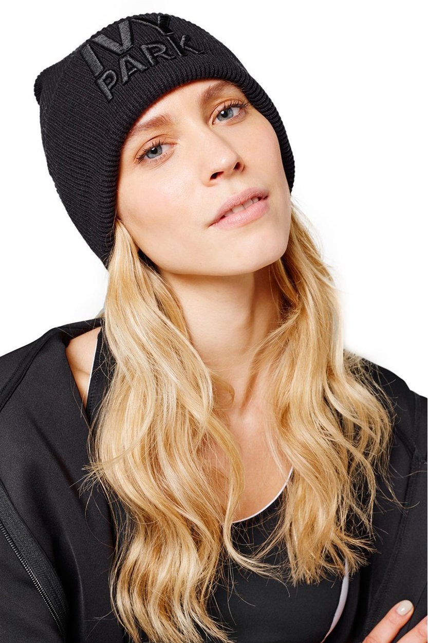 Ivy Park Logo Ribbed Beanie