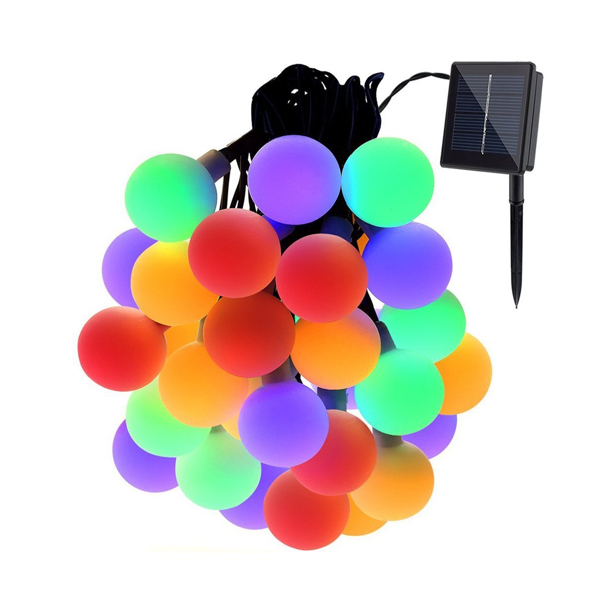 GDEALER Solar Outdoor String Lights