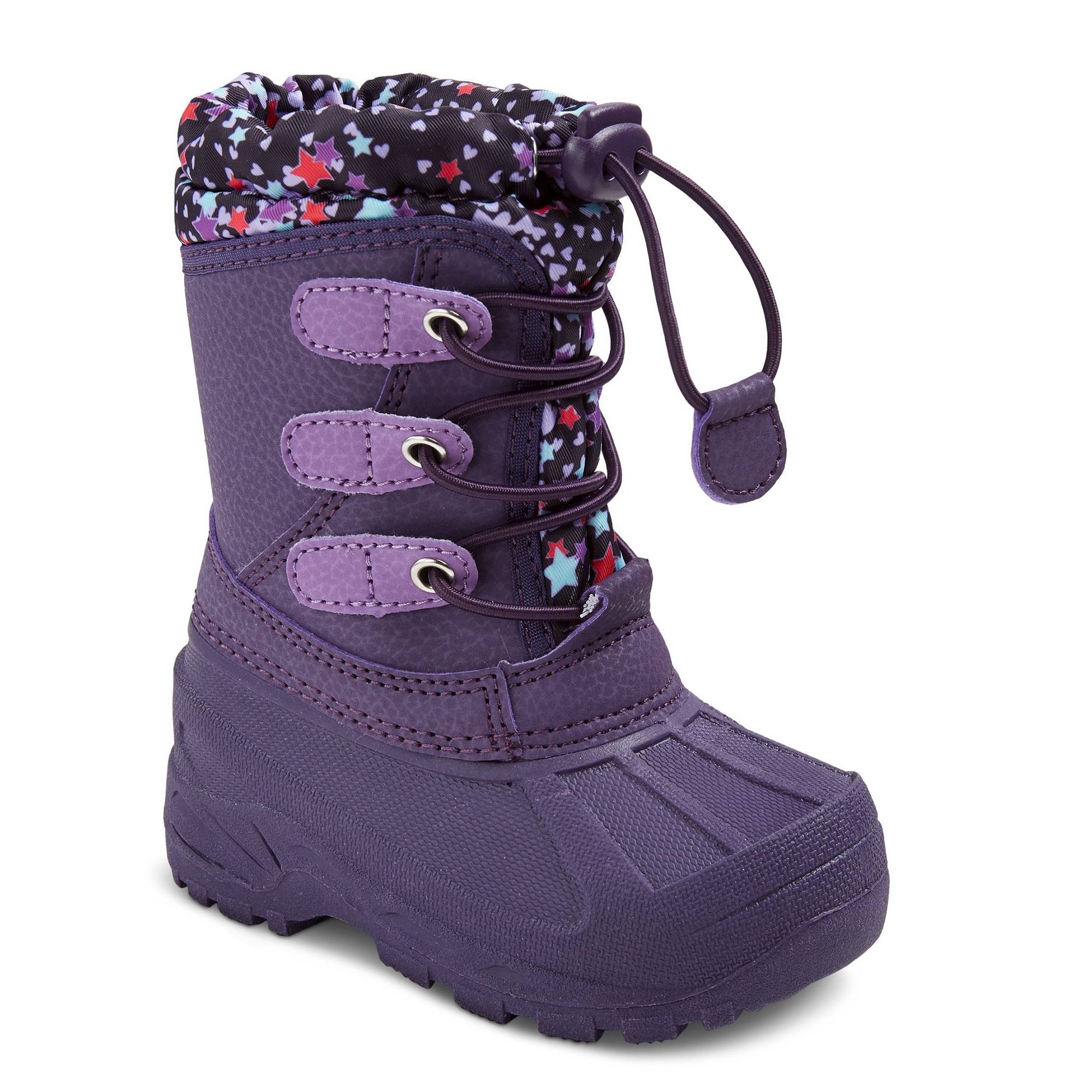 Toddler Girls' Cat & Jack Teri Star Print Cold Weather Boots