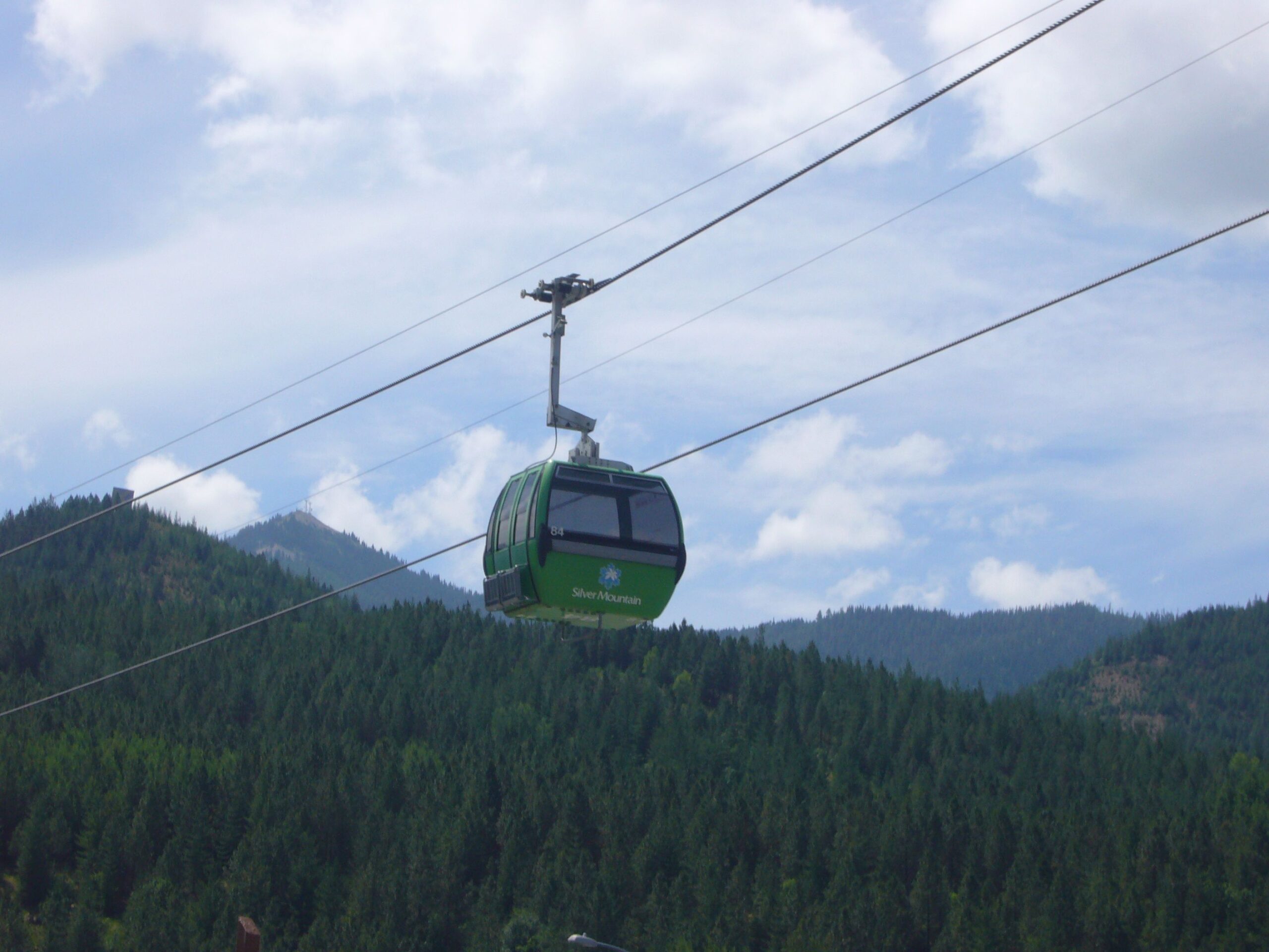 Silver Mountain Resort, Idaho, snowy mountains