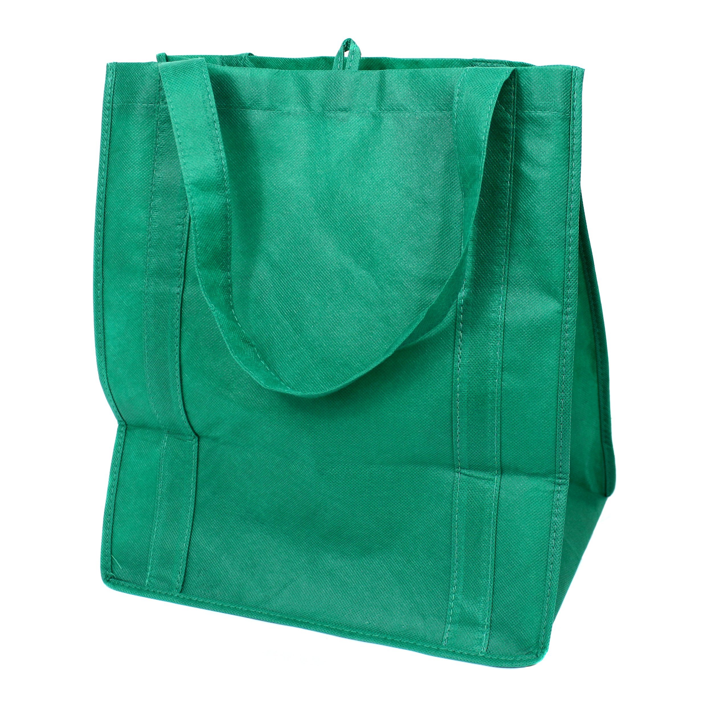 green, sturdy grocery bag