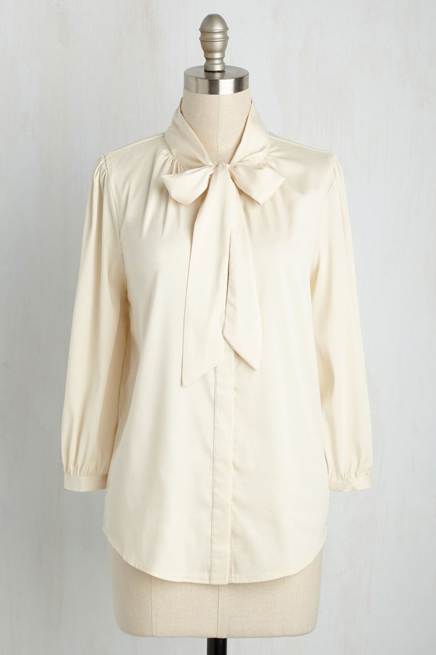 Modcloth Vanilla Milk Top