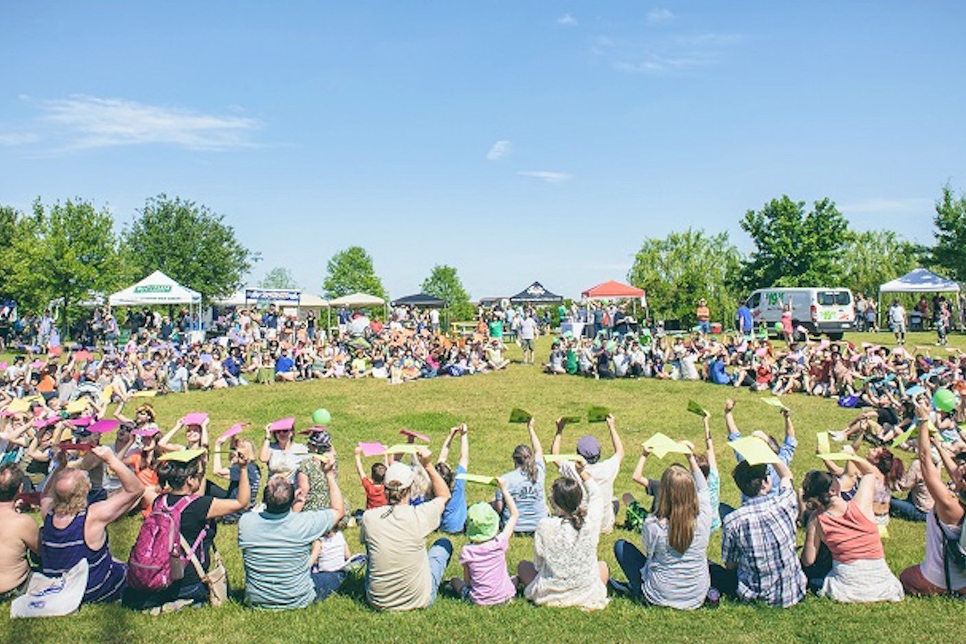 Earth Day festival in Austin, Texas