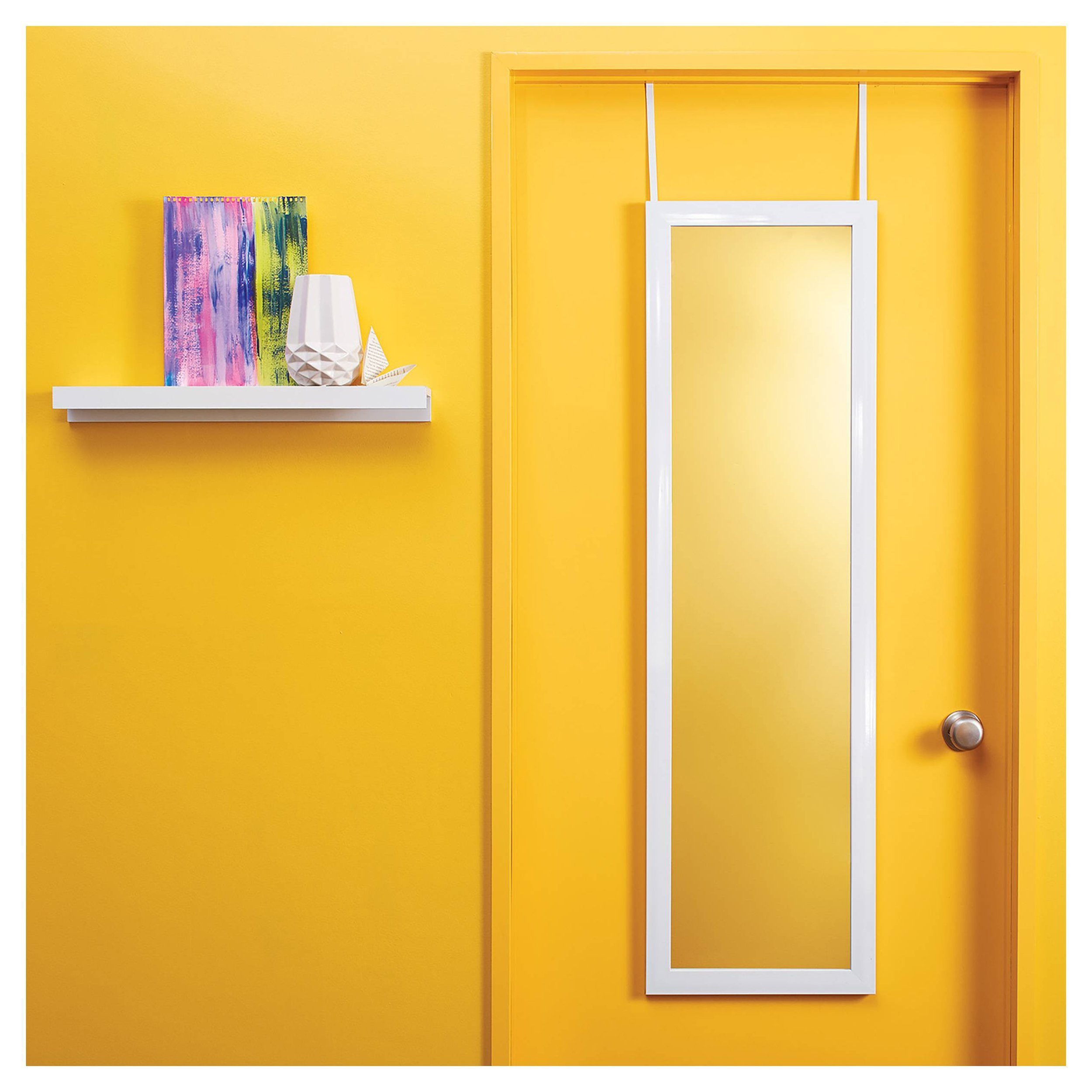 Room Essentials Over-the-Door Mirror White