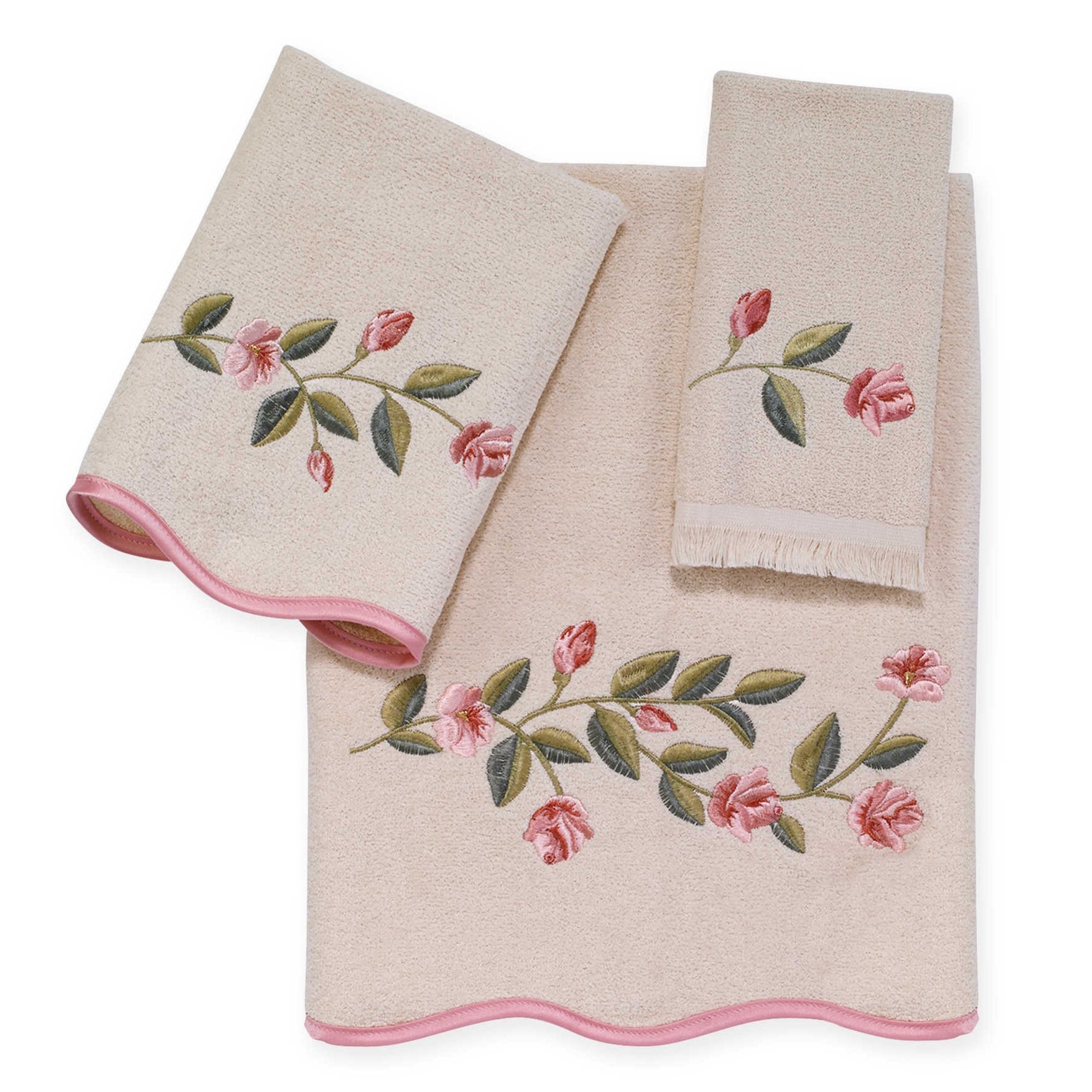 Avanti Melrose Bath Towel Collection in Ivory