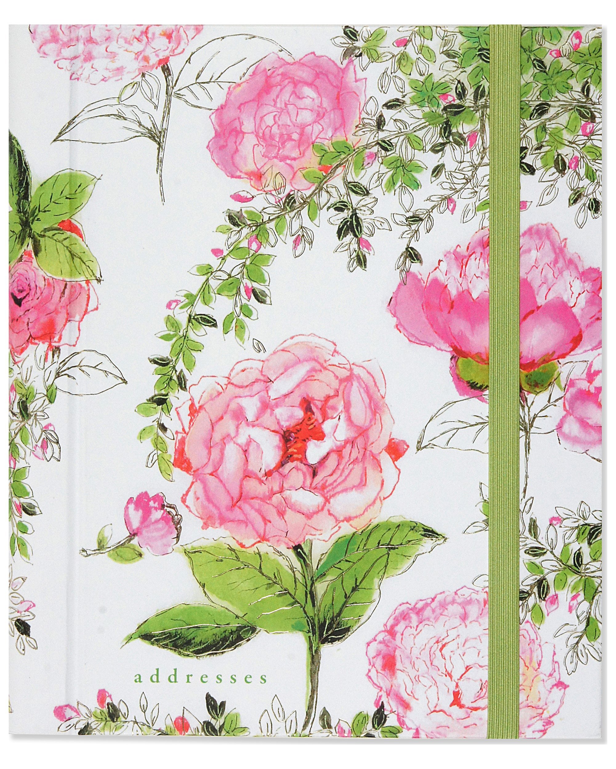 ROSE GARDEN LARGE ADDRESS BOOK