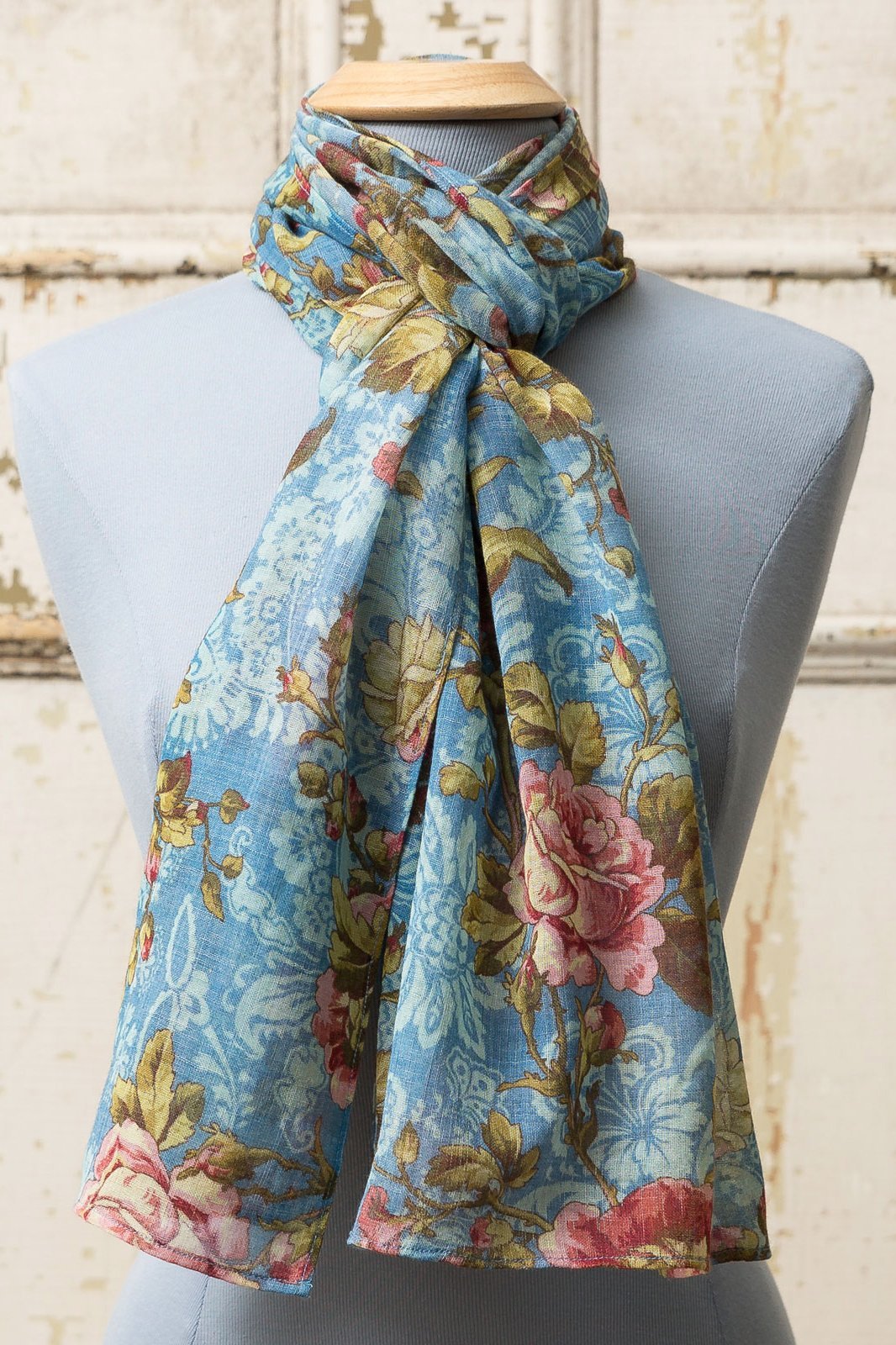 Tea Rose Ladies Scarf