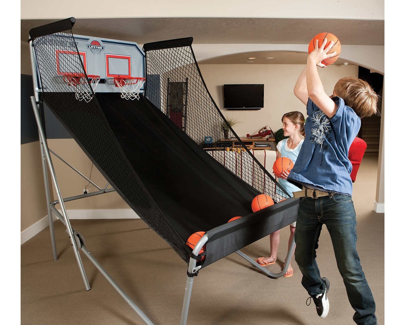 Lifetime Double Shot Arcade Basketball System
