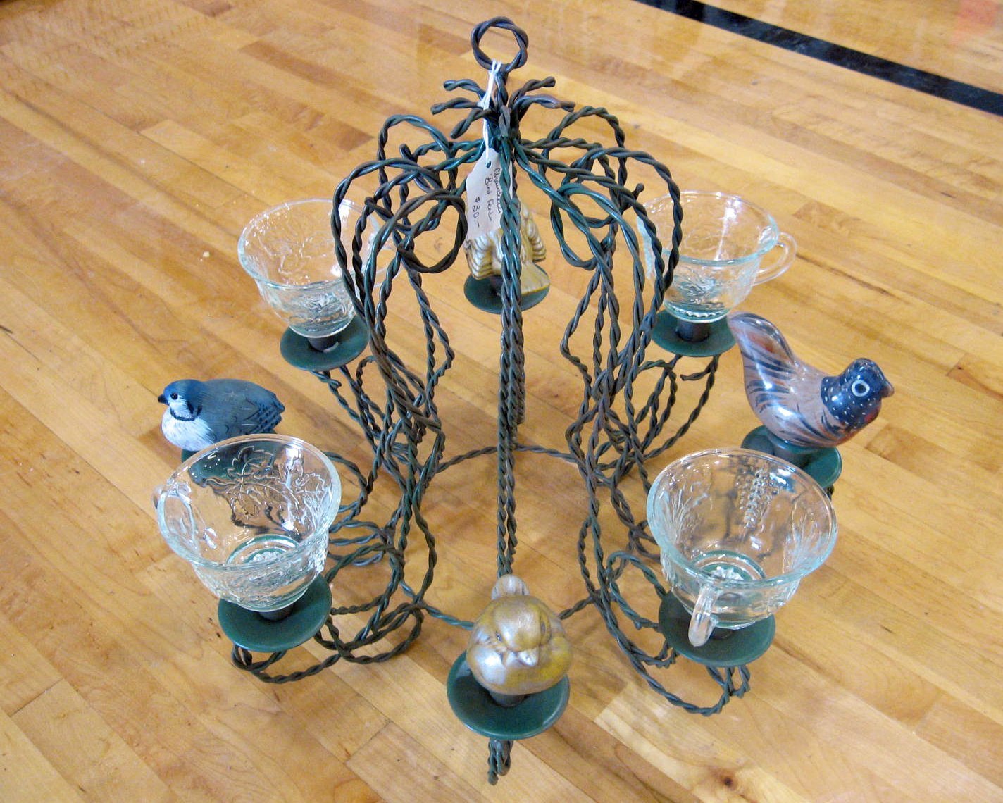 chandelier bird feeder