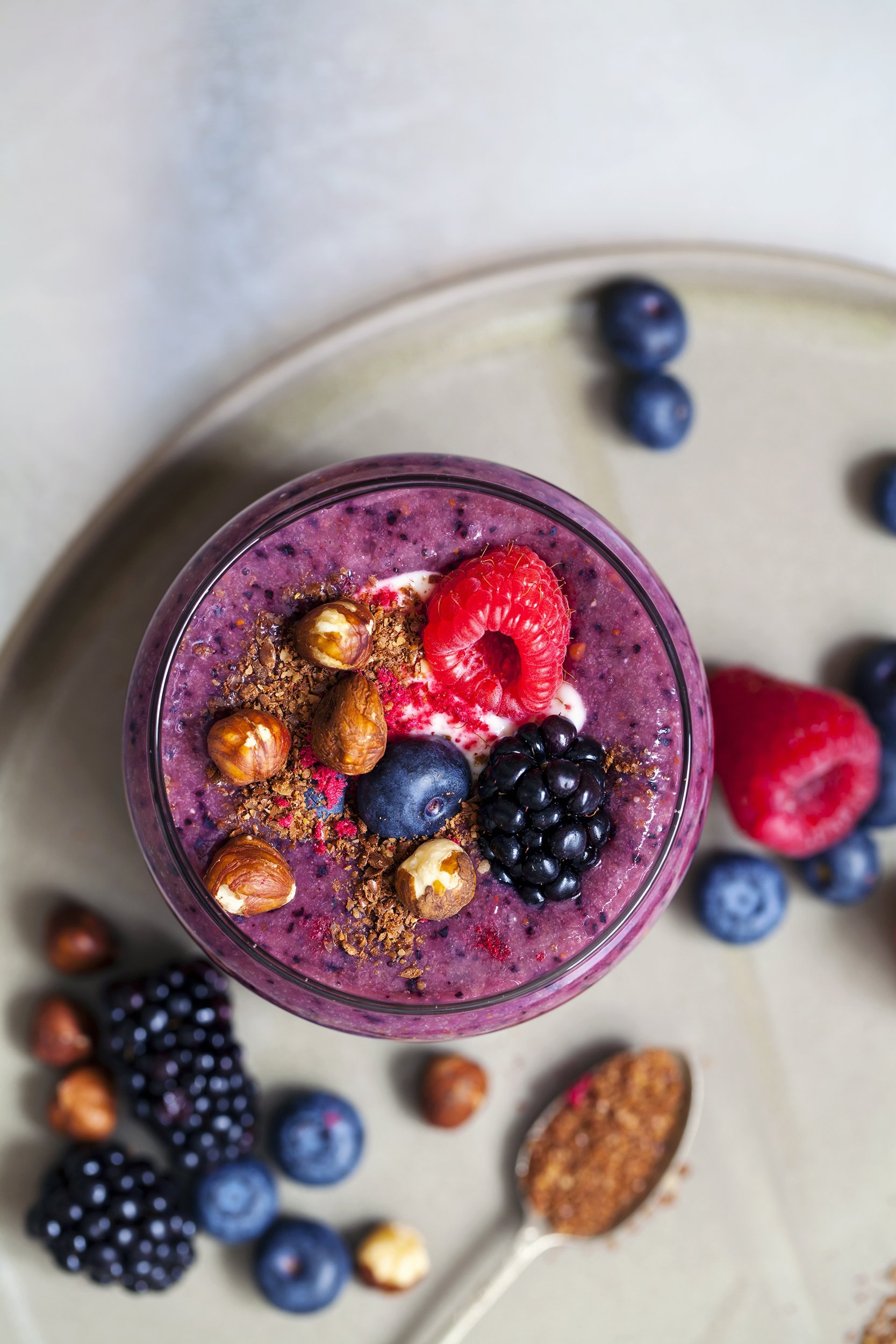 Mixed Berry Vanilla Smoothie