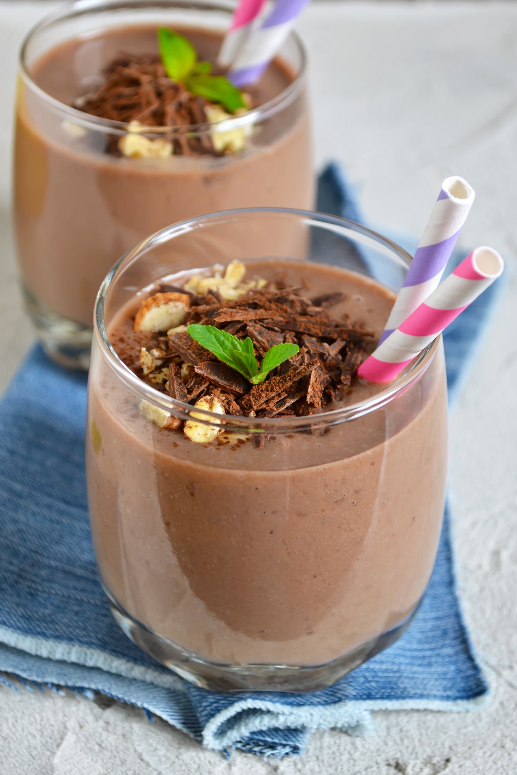 Almond Butter Chocolate Smoothie