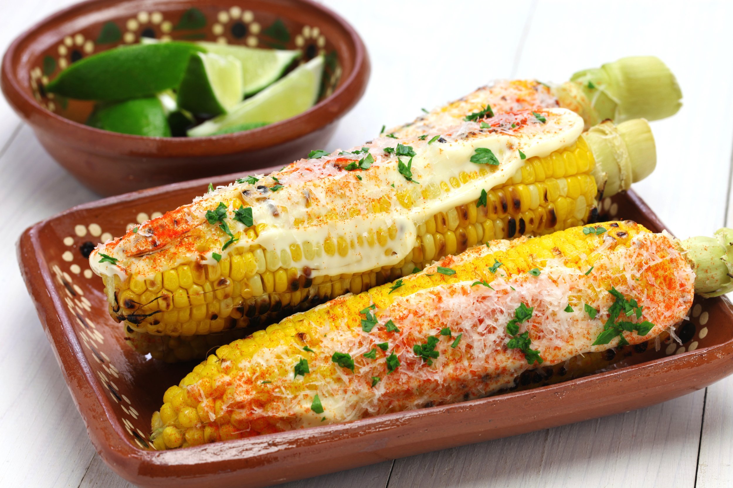 Mexican grilled corn