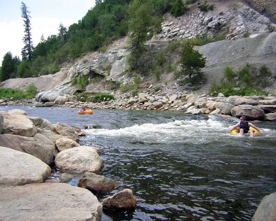 Backdoor Sports, tubing in Yampa River, Colorado