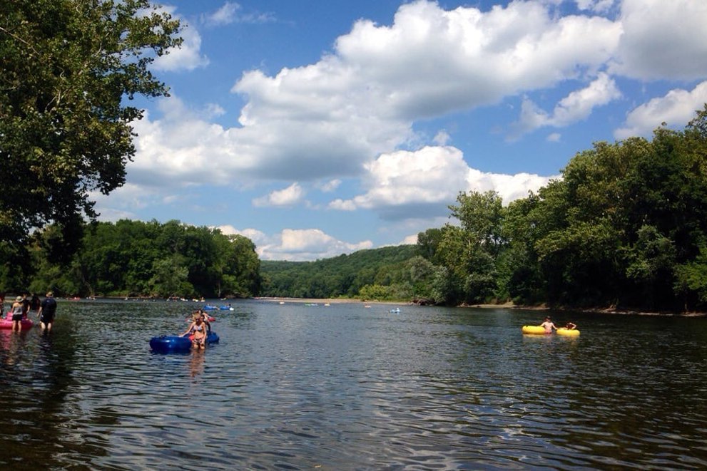 Delaware River Tubing, tubing in Delaware River, New Jersey