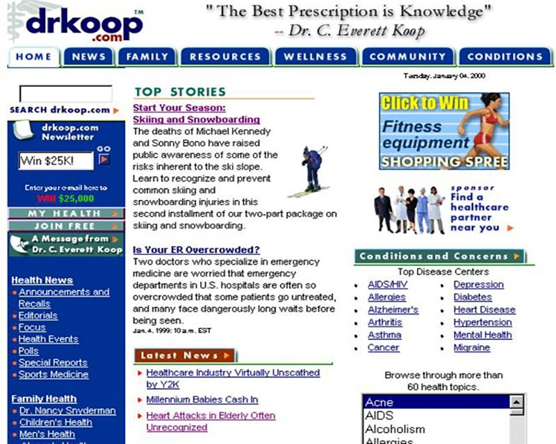 DrKoop.com homepage