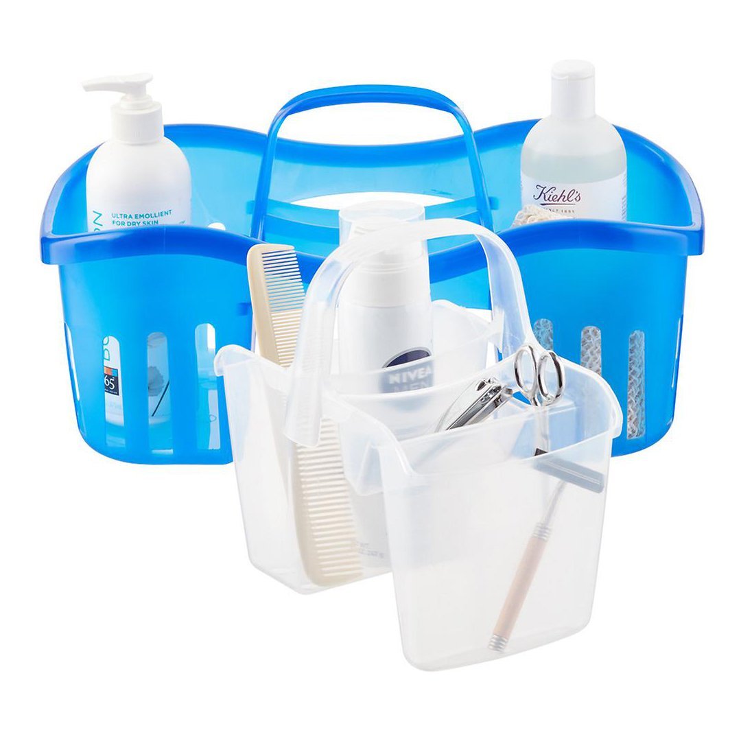 Casabella Blue 2-in-1 Shower Caddy