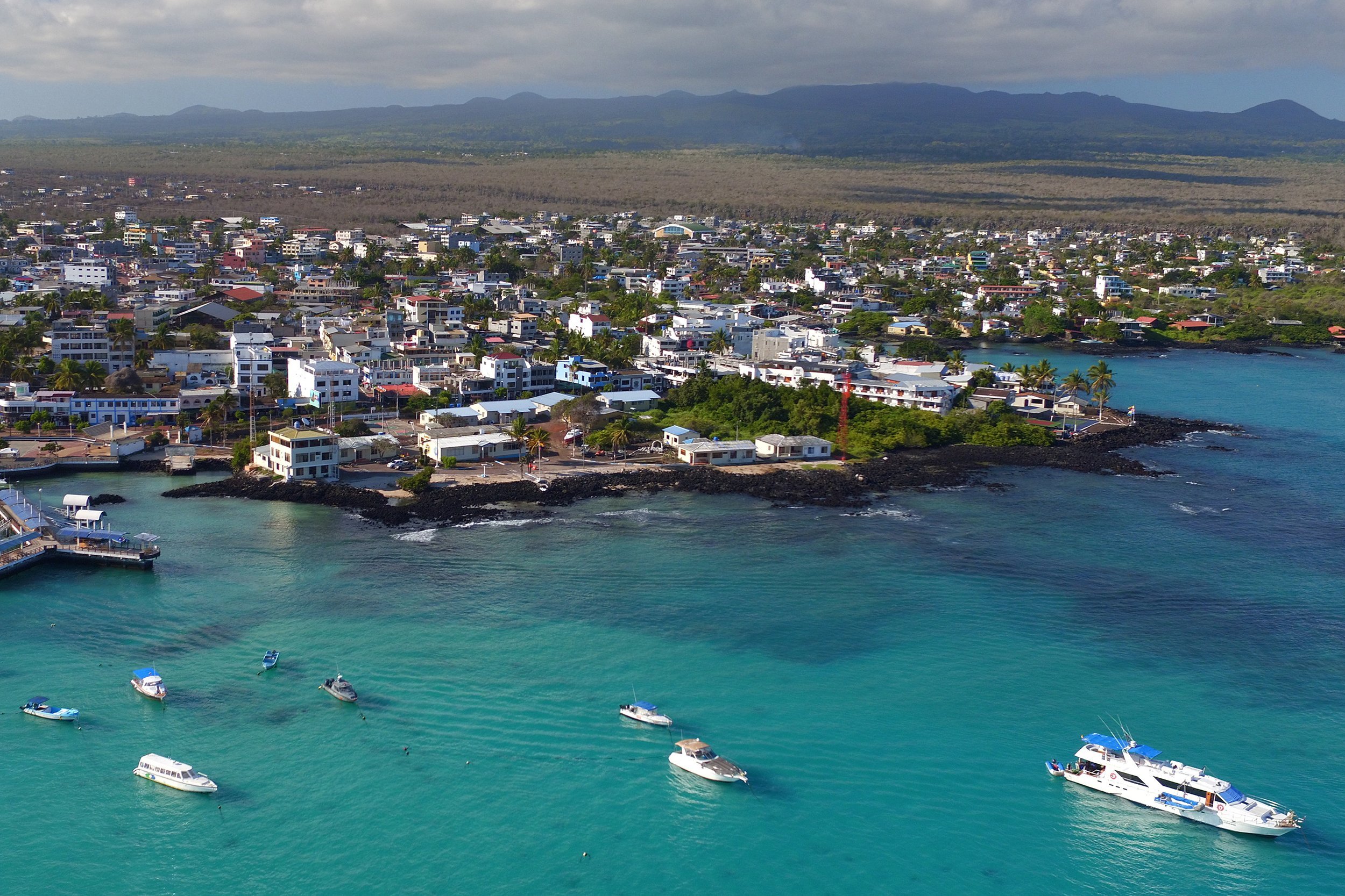 Puerto Ayora in Santa Cruz Island, Galapagos