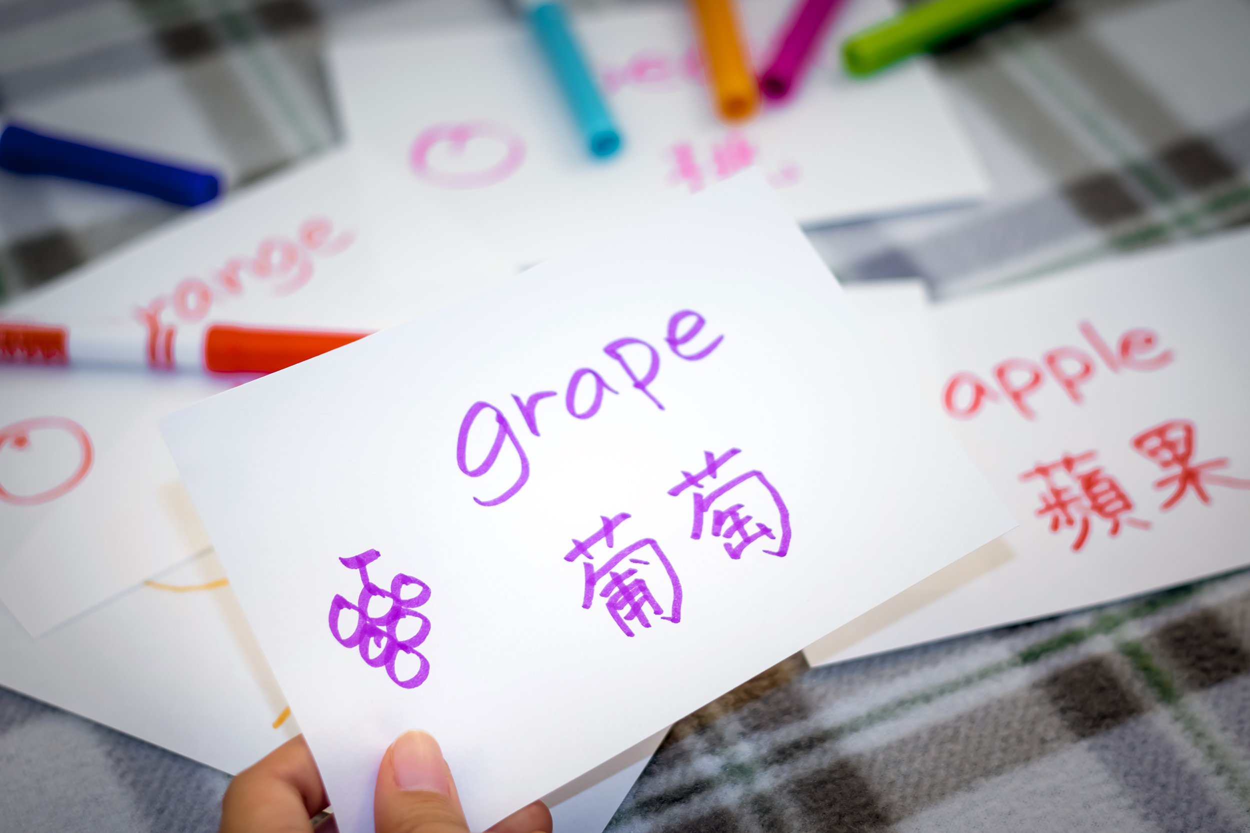 Mandarin flash cards