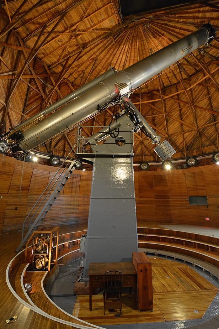 telescope at Lowell Observatory in Flagstaff, Arizona