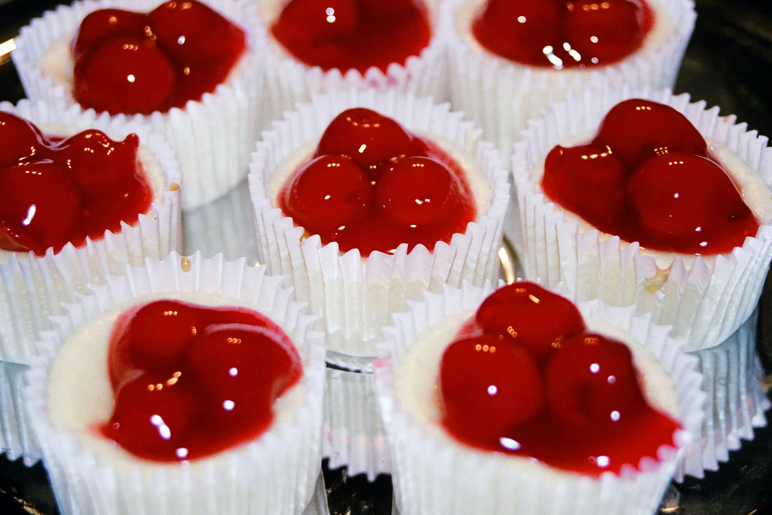 cherry cheesecake bites