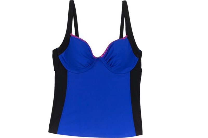 Blue and black Aqua Couture tankini