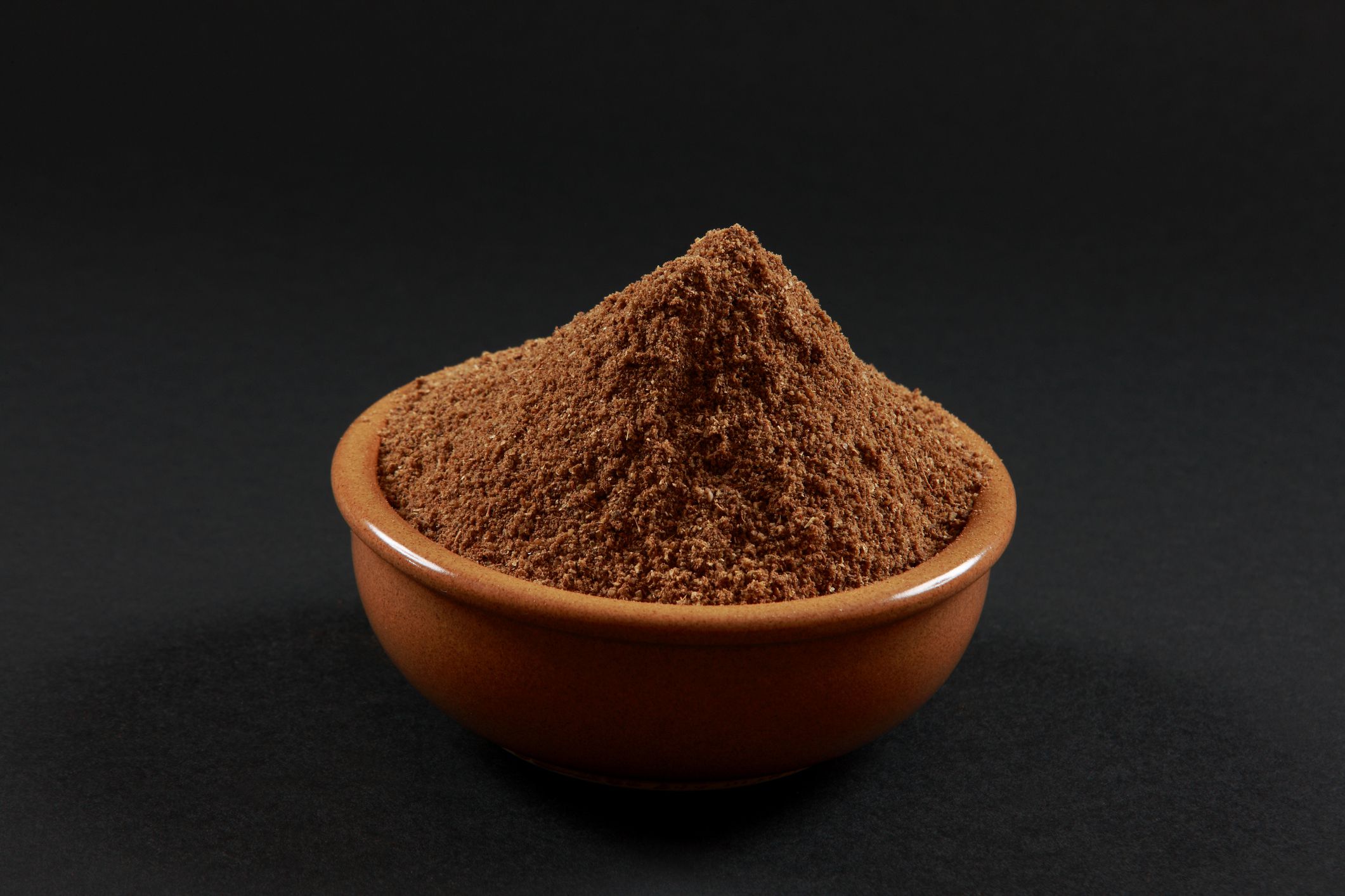 Bowl of Garam Masala ready as ingredient towards Gourmet recipe