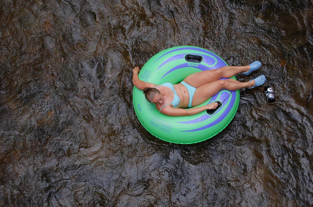Whitewater Tube Co, tubing in Boulder Creek, Colorado