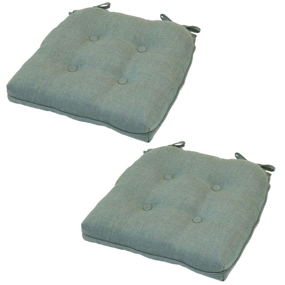 Spa Deluxe tufted outdoor seat cushion