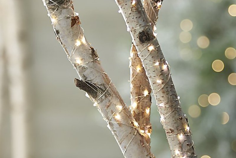 Twinkle silver string lights