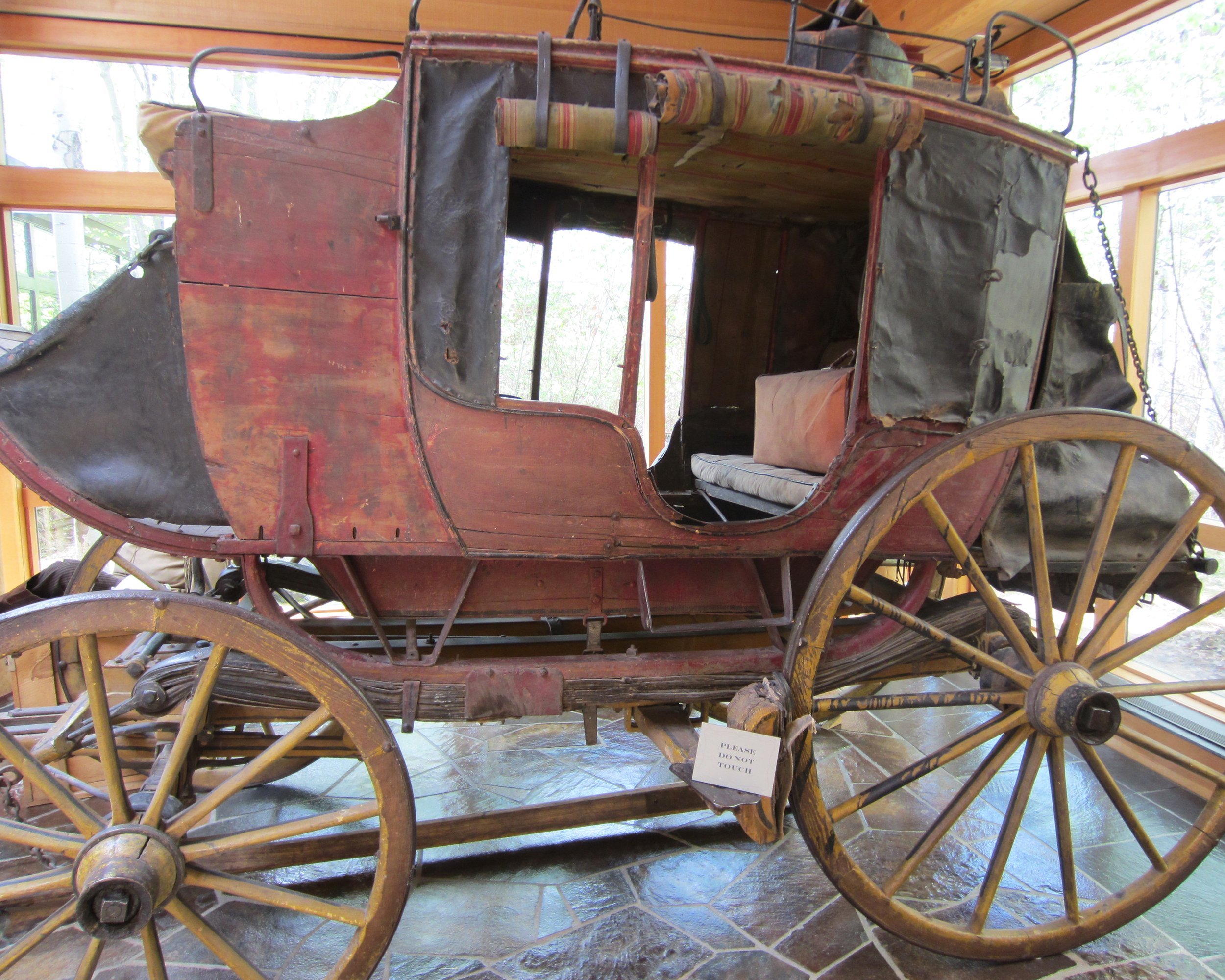 a wagon at High Desert Museum, Oregon