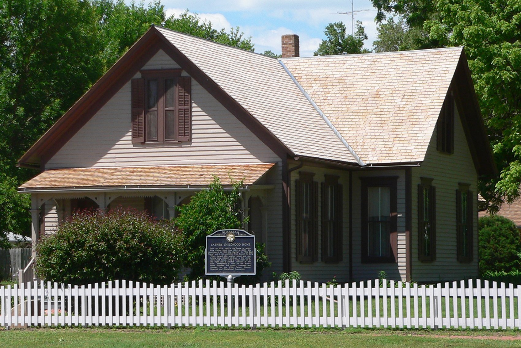 home of Willa Cather in Red Cloud, Nebraska