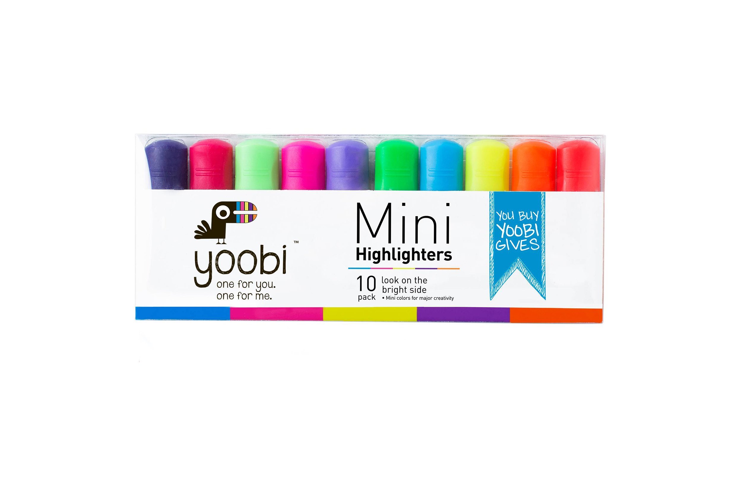 Yoobi brand mini highlighters