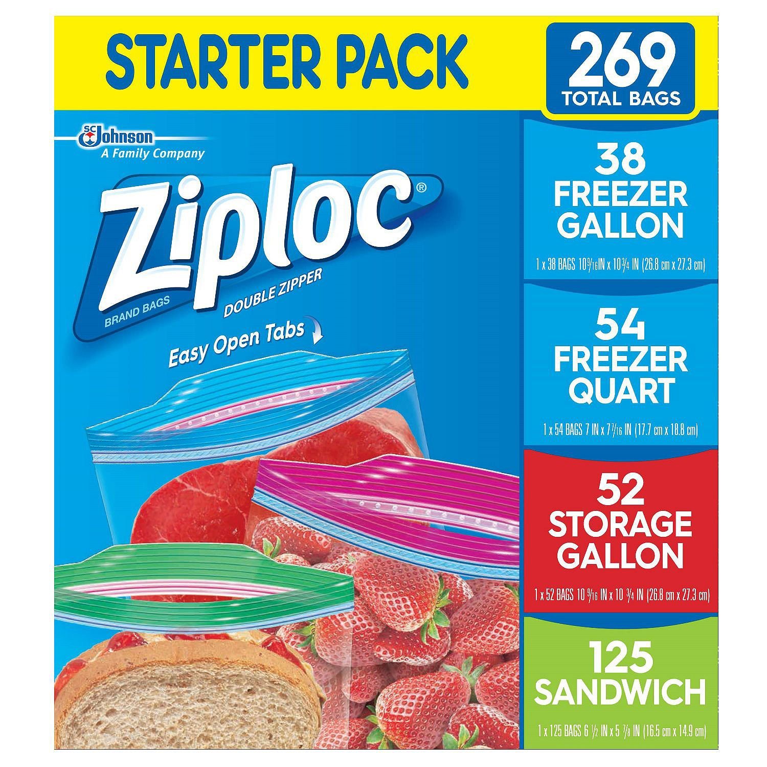 Box of Ziploc bags